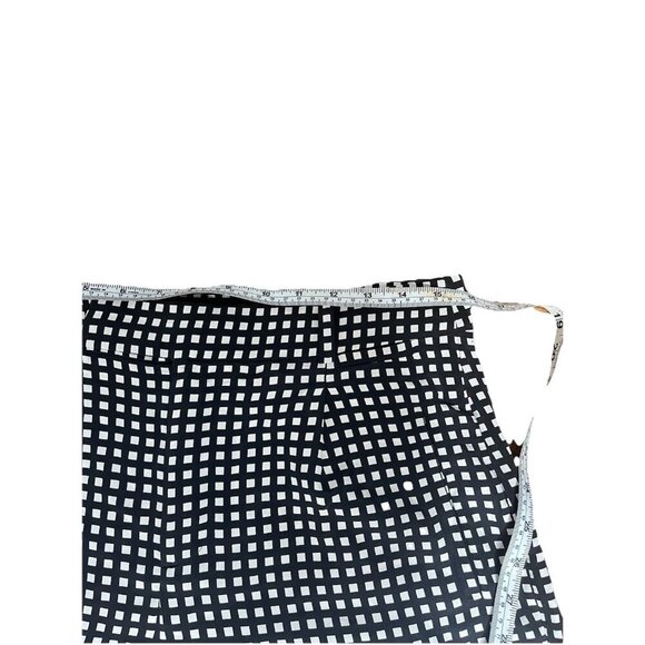 Equipment Bergen Checked 100% Silk Crop Pants Size 6 - Picture 4 of 7